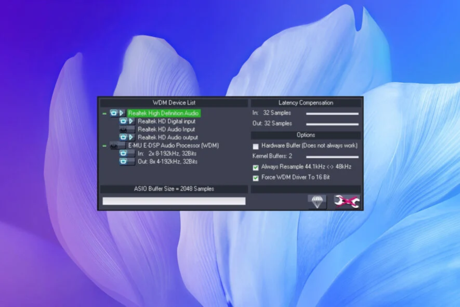 descargar controlador asio windows 11