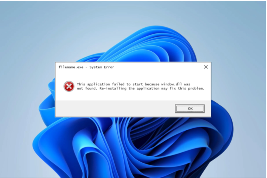 archivos dll faltantes windows 11