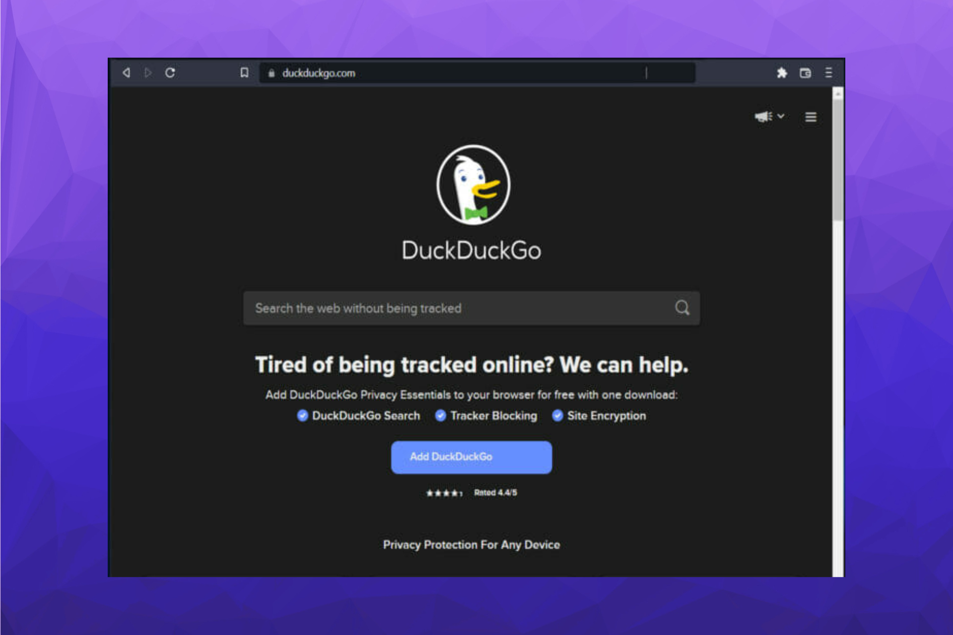 descargar duckduckgo pc windows 11