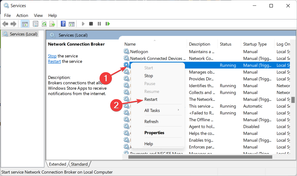 restart-services 5