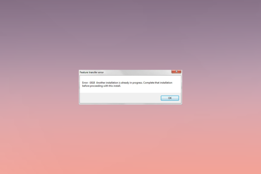 error otra instalacion progreso windows 10