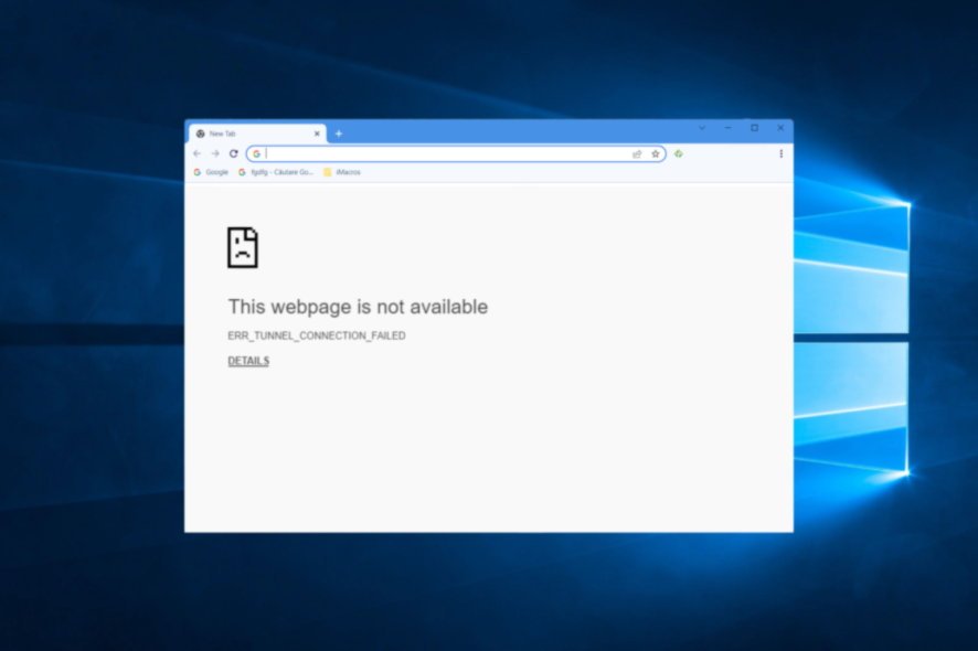 err_tunnel_connection_failed