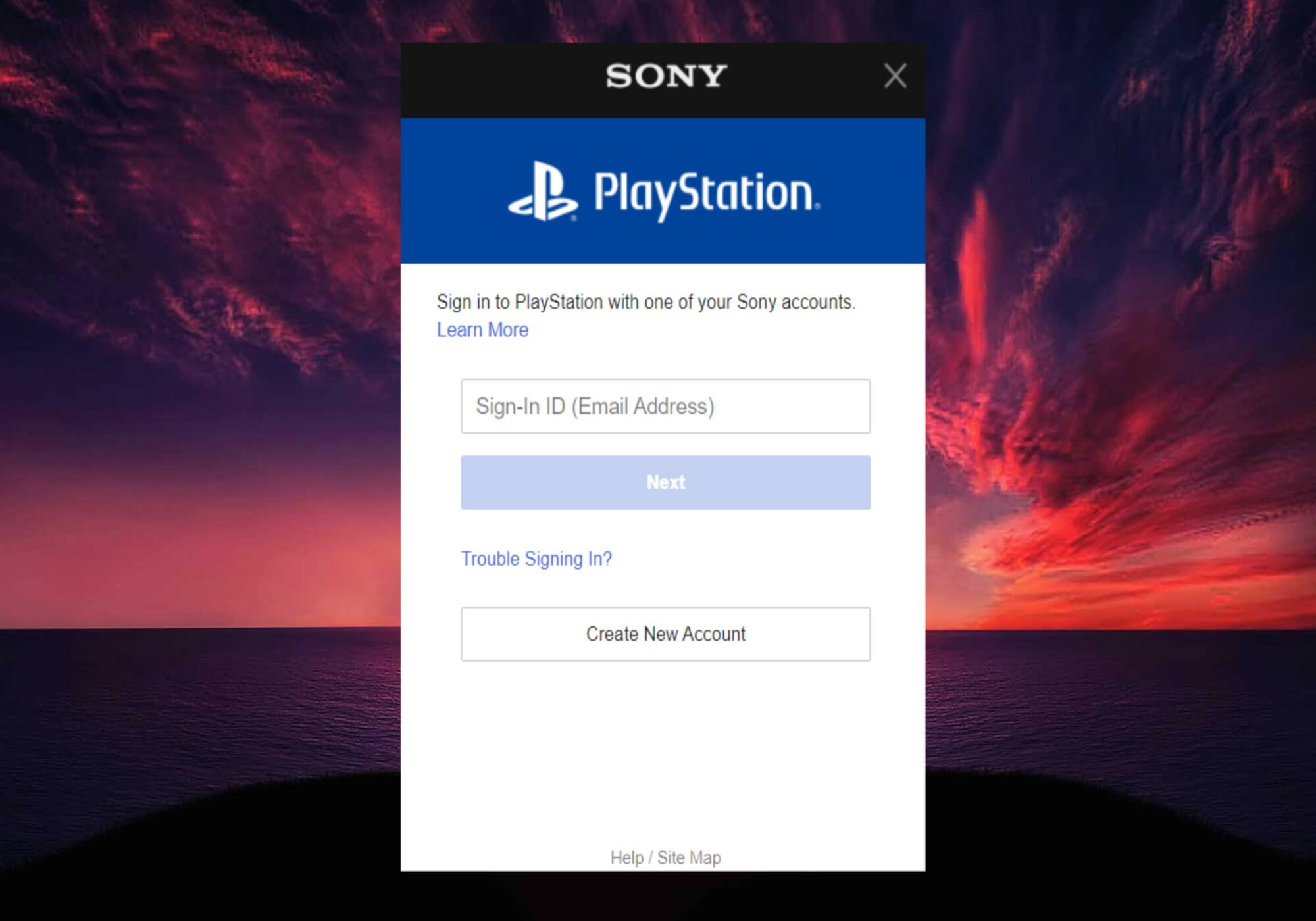 No puedo iniciar sesion en PSN