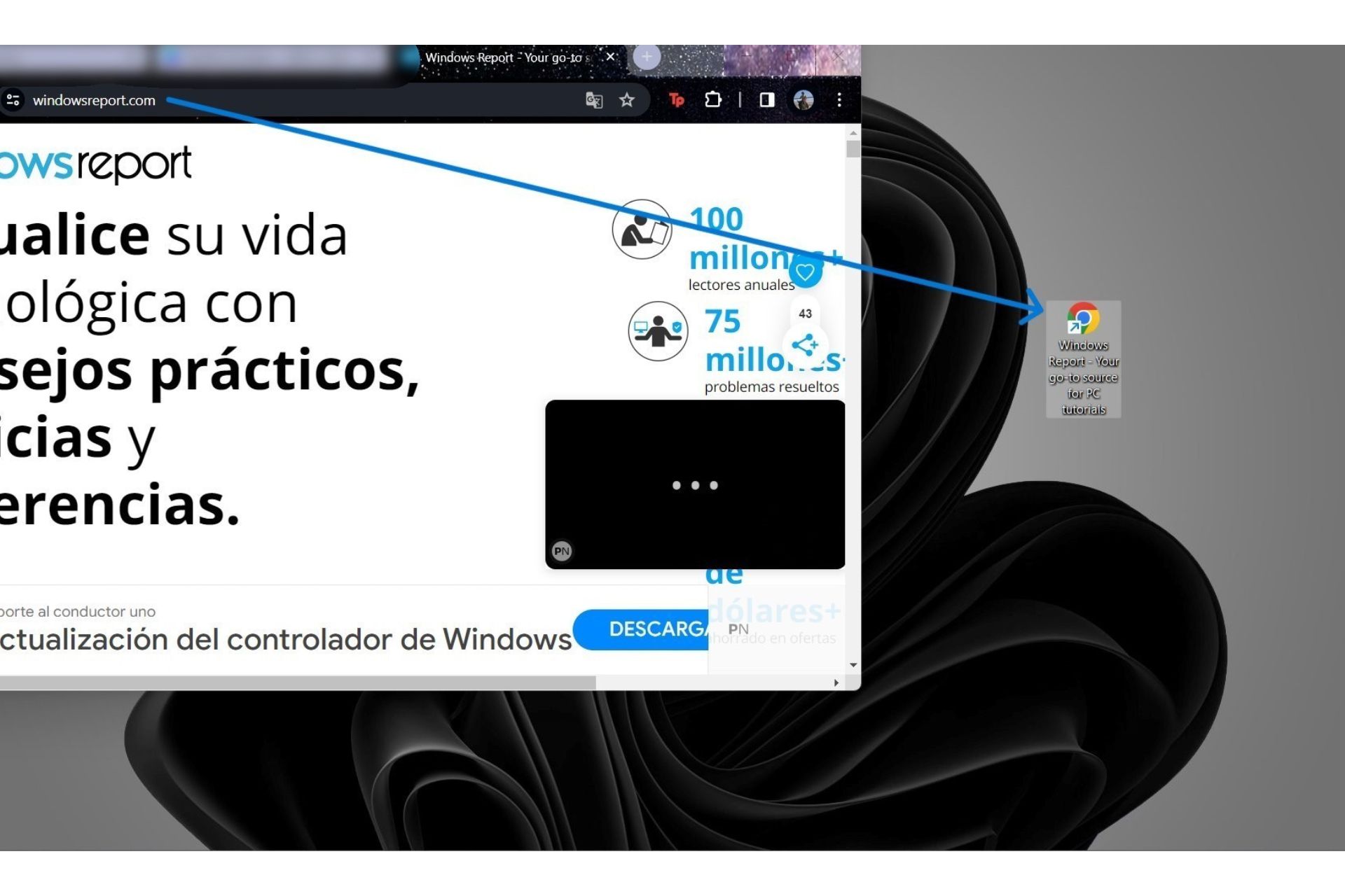 como-crear-un-acceso-directo-de-una-pagina web