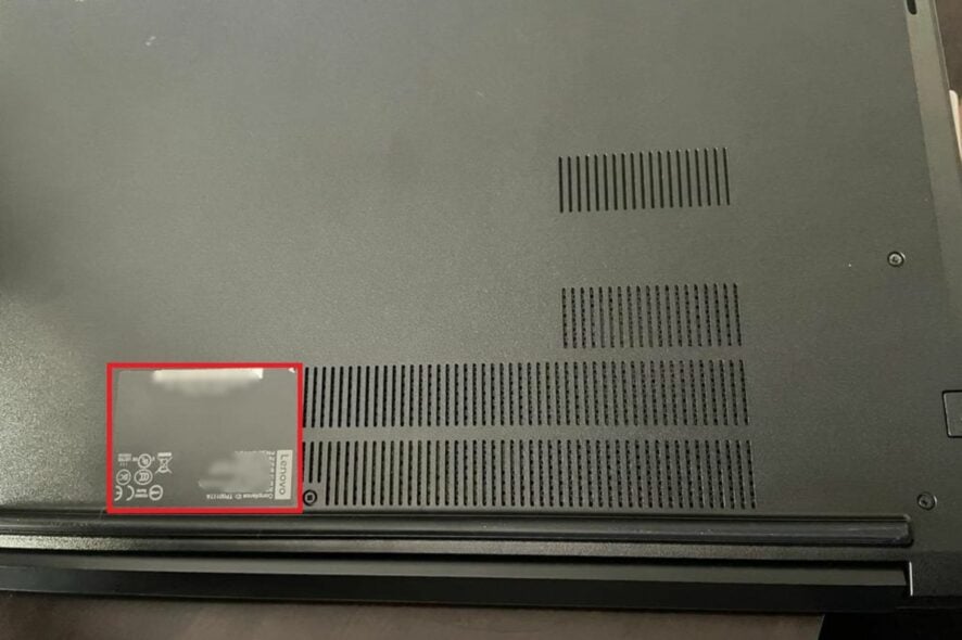 como saber el número de serie de mi laptop