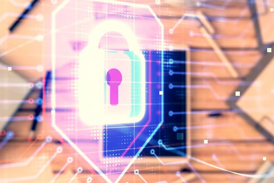 Concept de sécurité informatique avec cadena