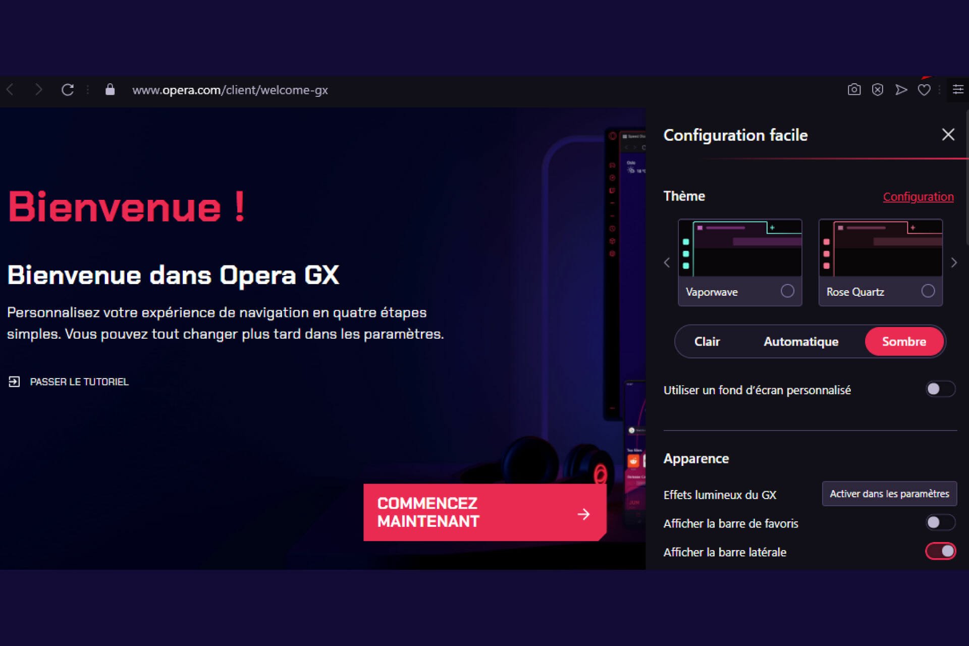 Pourquoi utiliser Opéra GX ?