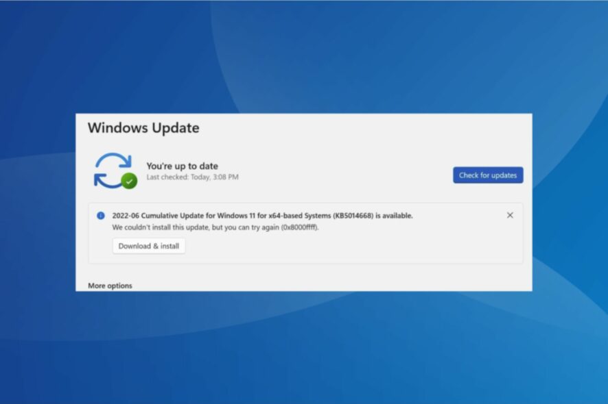 windows 11 aggiornamento