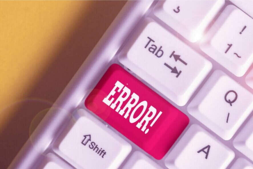 Errore sito web non consentito