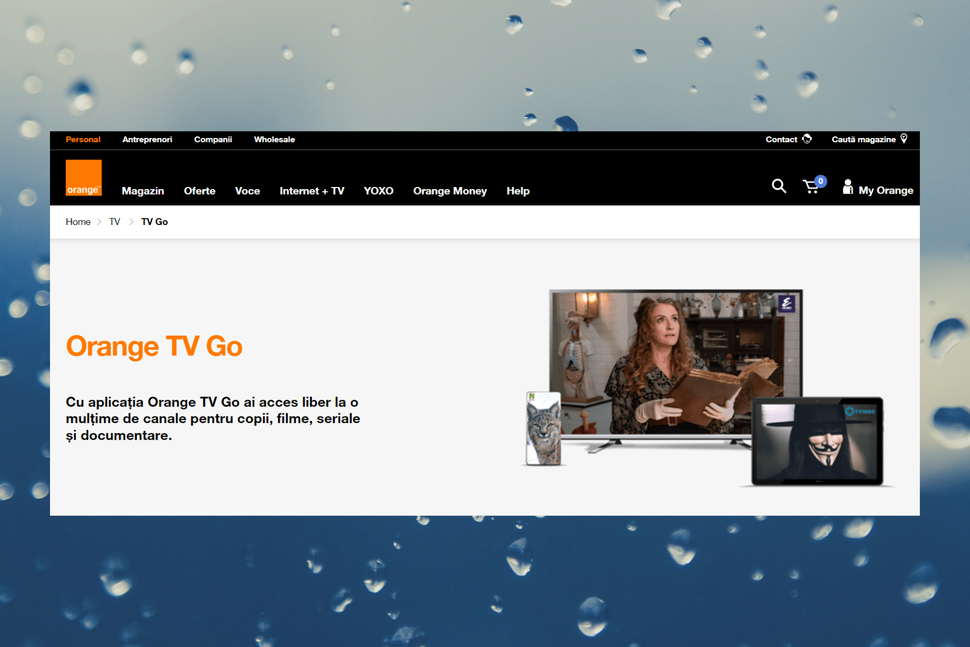 Cum sa privesti Orange TV Go in strainatate