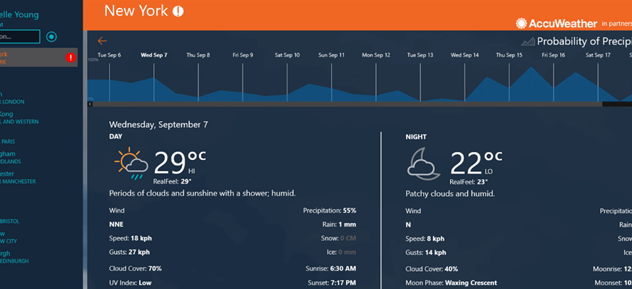 AccuWeather download windows 10