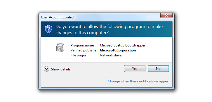 turn on UAC windows 10, 8