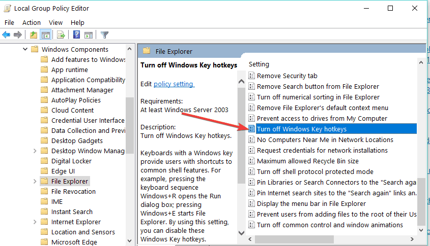 turn off windows hotkeys