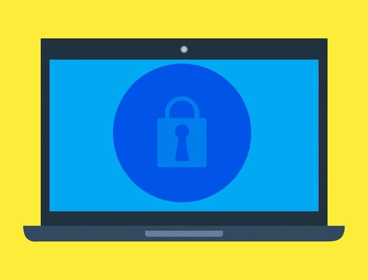 lock screen on a laptop