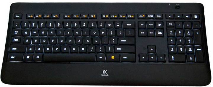 Logitech Wireless Illuminated Keyboard wind8apps