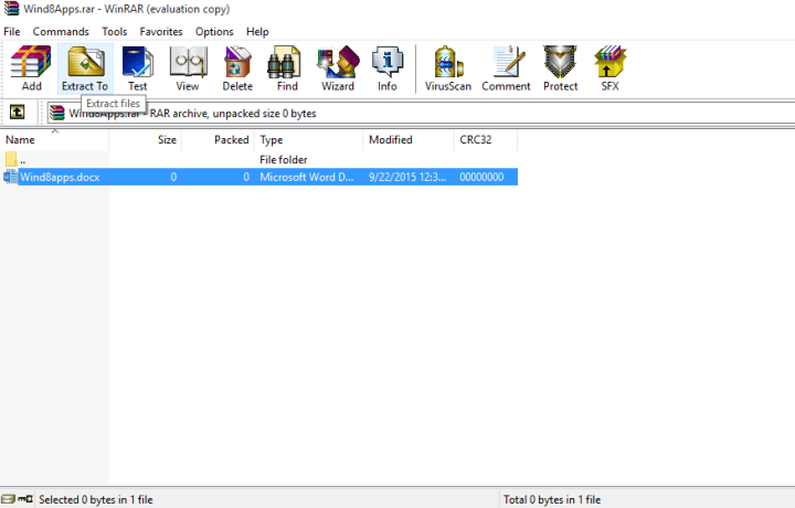 how to extract rar file in windows 10 winrar