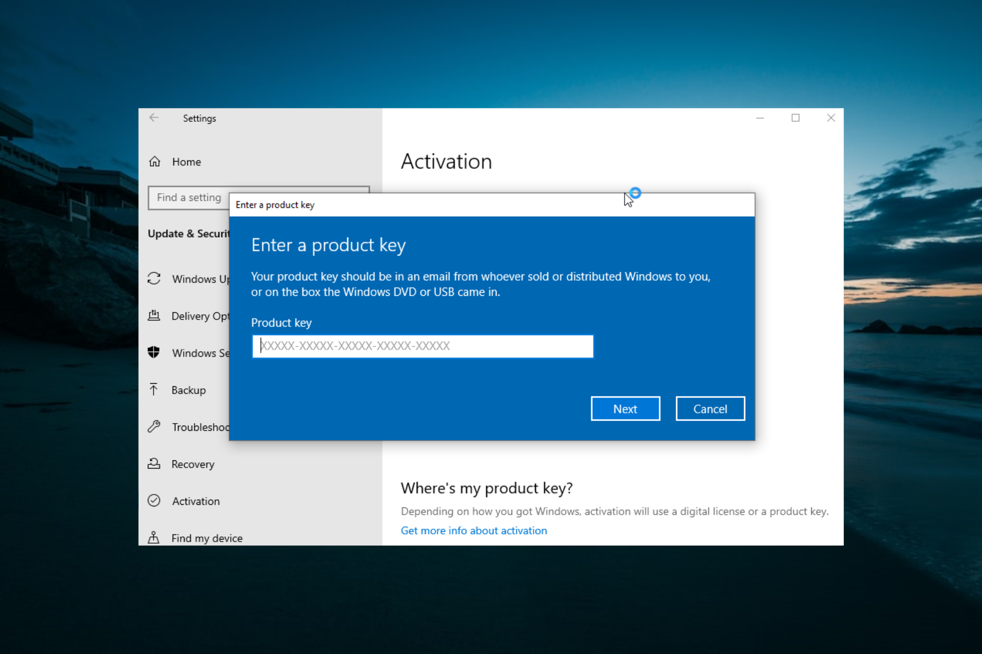 activate windows 10 after motherboard change