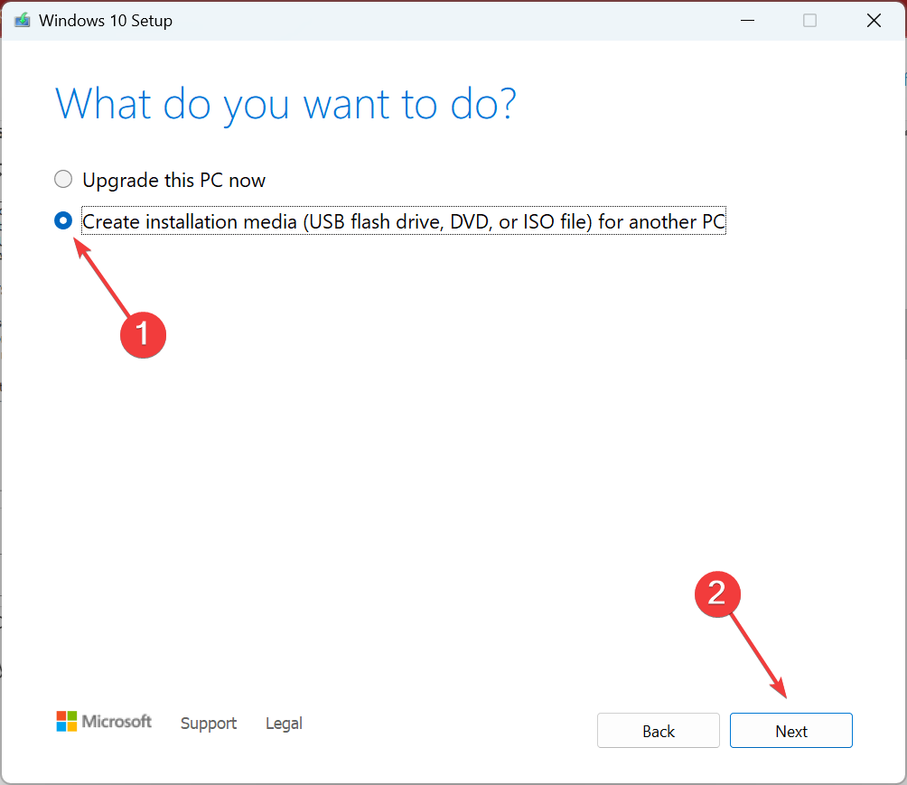 create installation media to clean install windows 10 on ssd