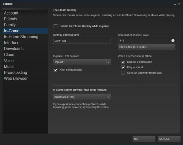 Steam nel gioco