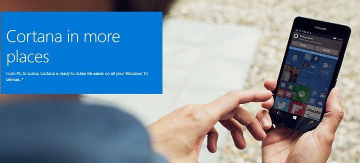 cortana speech recognition