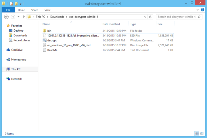 create windows 10 iso image from existing installation files