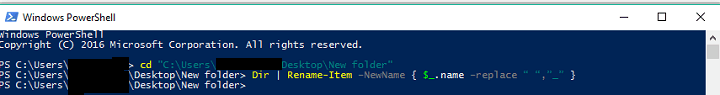 bulk rename files windows 10 command