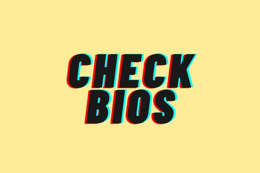 How to check BIOS in Windows 10