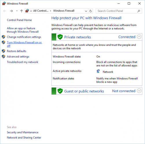 Windows Firewall