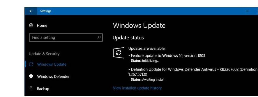 windows 10 april update