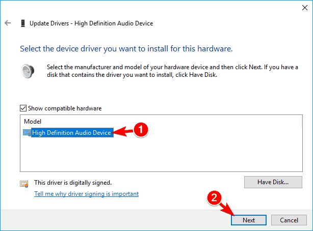install driver