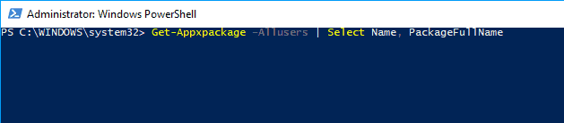 reinstall microsoft store apps powershell