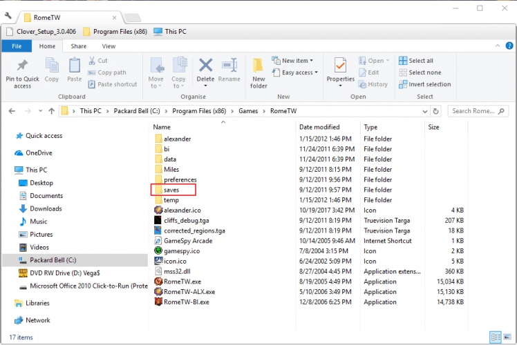 save files backup