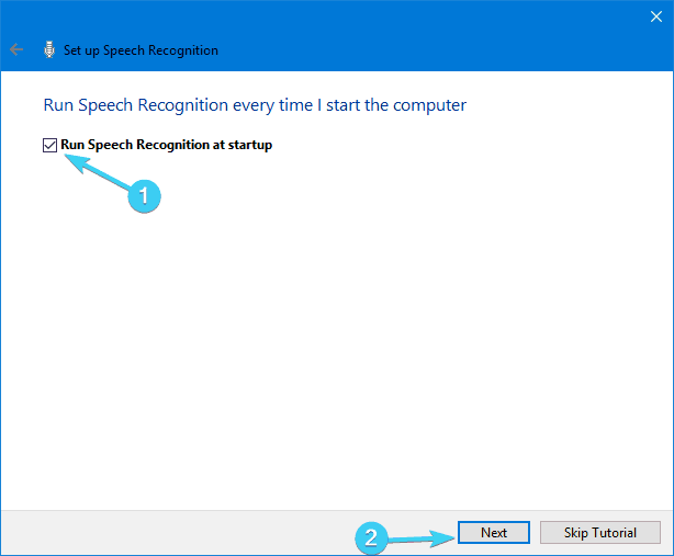 pc voice control windows 10