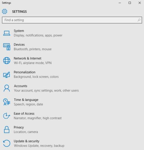 Missing Sleep option in Windows 10