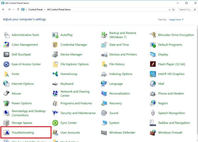 HP driver error 1603