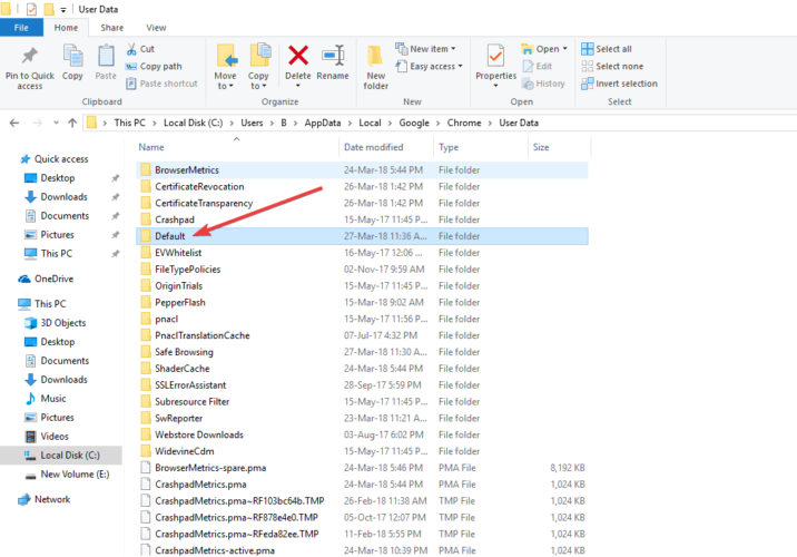 Chrome autofill not working