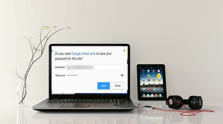 do you want google chrome to save your password disable