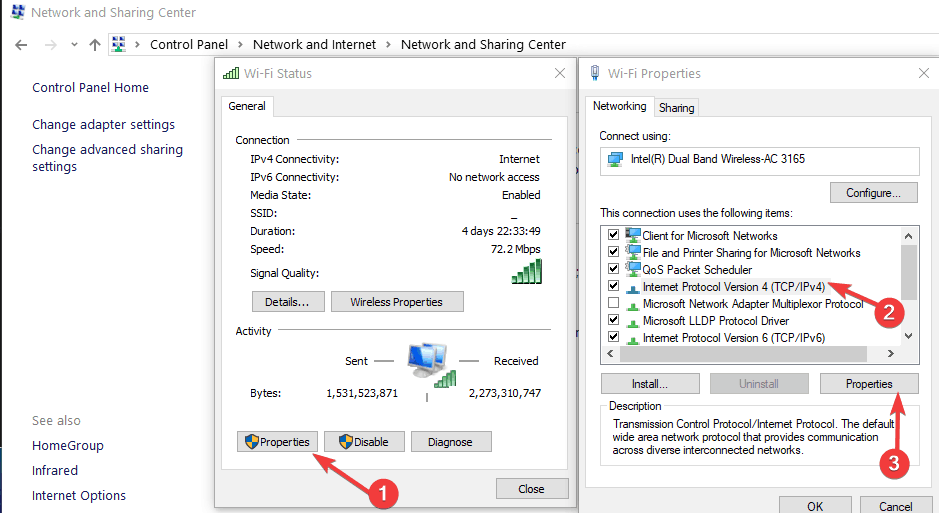 internet protocol windows 10