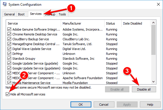 Windows Defender update failed