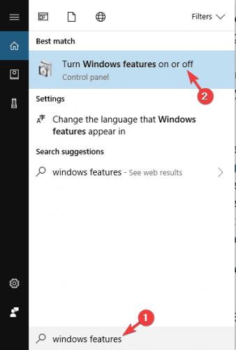 0x800f081f Windows Update core