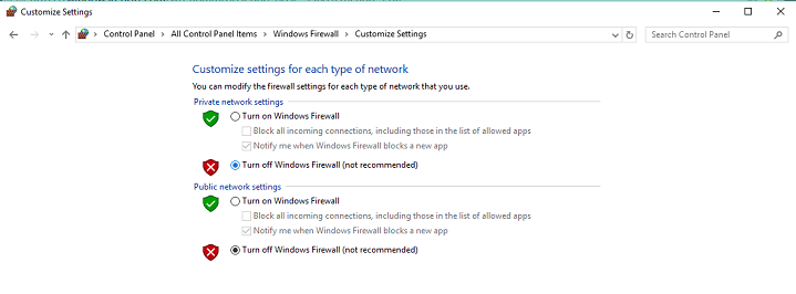 outlook error in the underlying security system