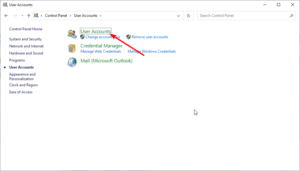 user accounts disable uac windows 10