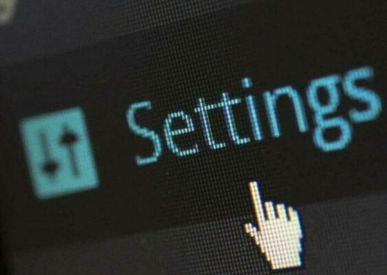 Dropbox settings