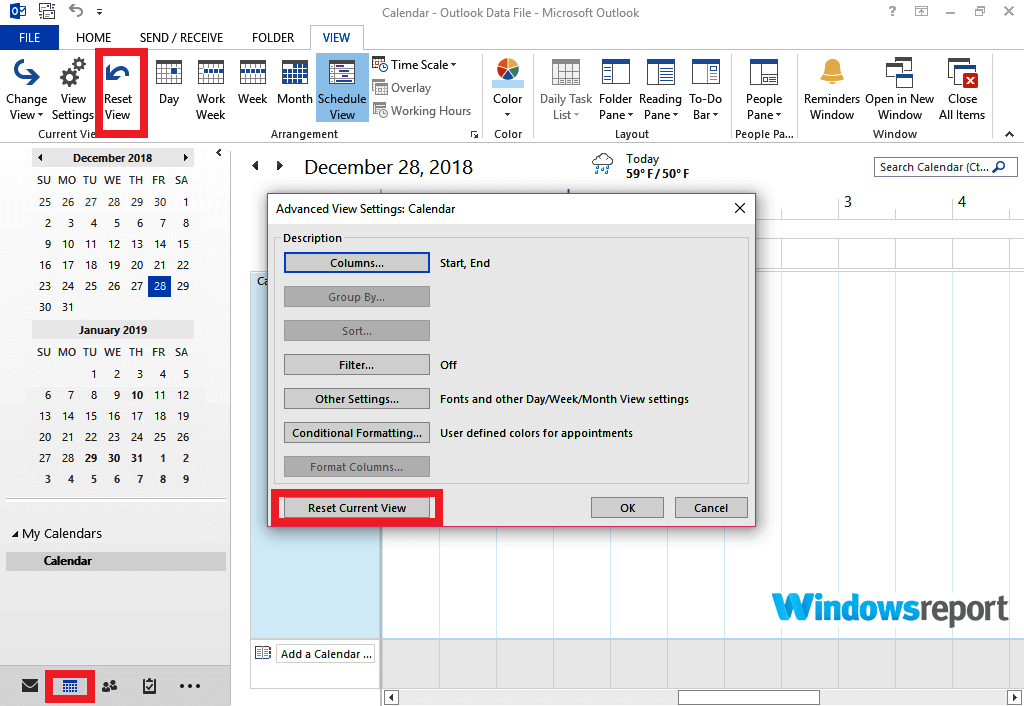 Outlook meeting not sending