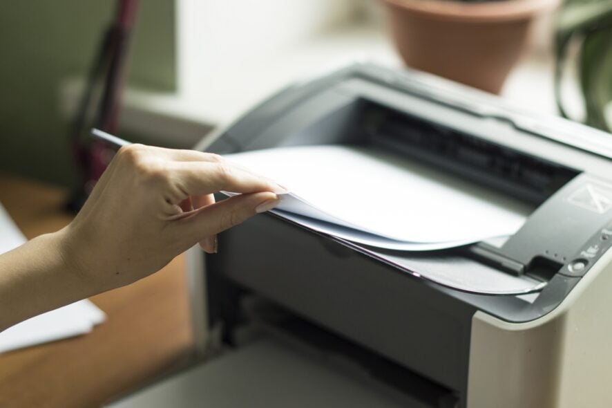 Port in use printer error