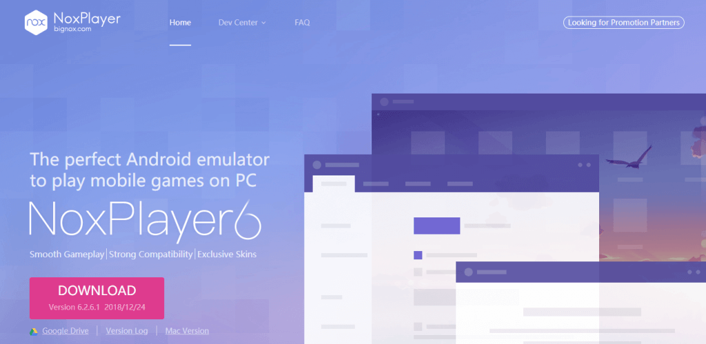 NoxPlayer - emulators without lag, emulators for low end pcs, emulator for multiplayer