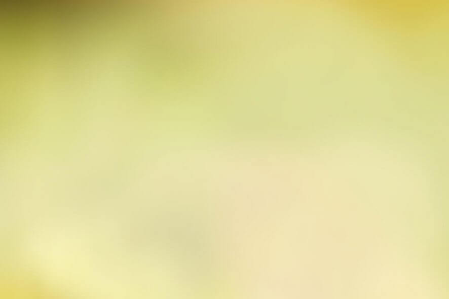 Surface screen turns yellow