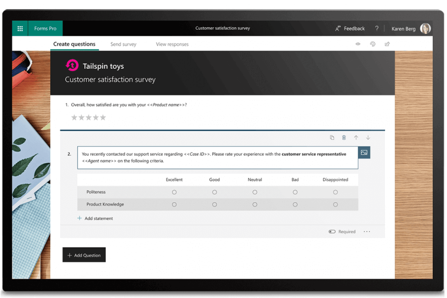 microsoft Forms Pro