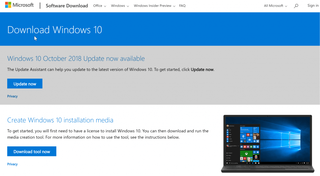 media creation tool can't locate boot wim