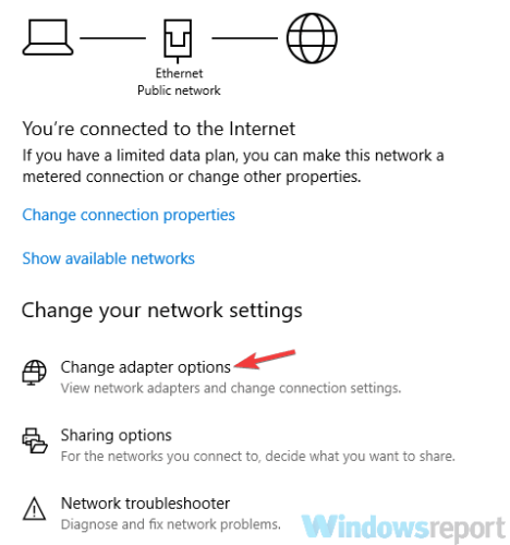 change adapter options wlanext.exe errors
